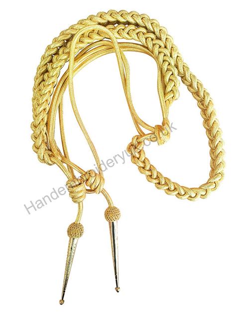 Aiguillette in Gold Wire Cord Army Air Force Navy - Etsy