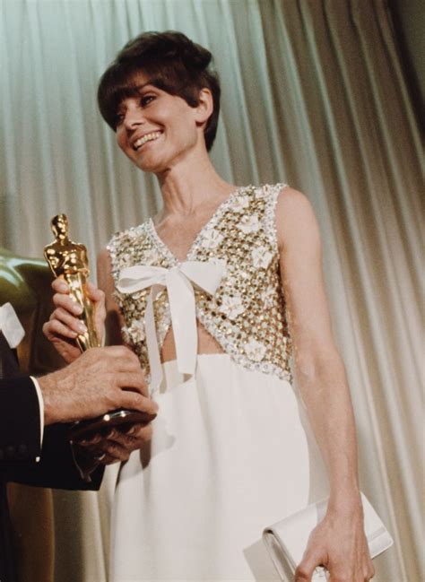 Rare Audrey Hepburn — Audrey Hepburn backstage at the 40th Annual...