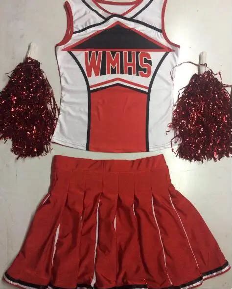 Wmhs Sexy High School Cheerleader Costume Girl Baseball Aerobics Dance