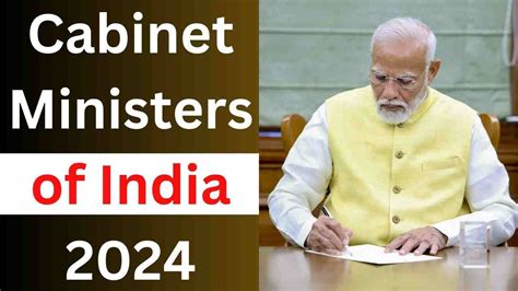 Cabinet Ministers Of India 2024 Check Complete List Haryana Tet