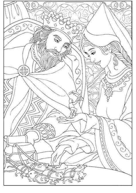 Раскраски русские сказки - 75 фото