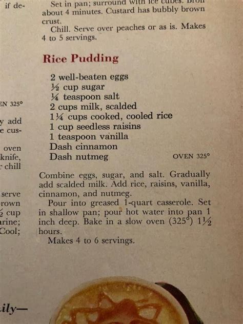 Old Fashioned Rice Pudding Artofit