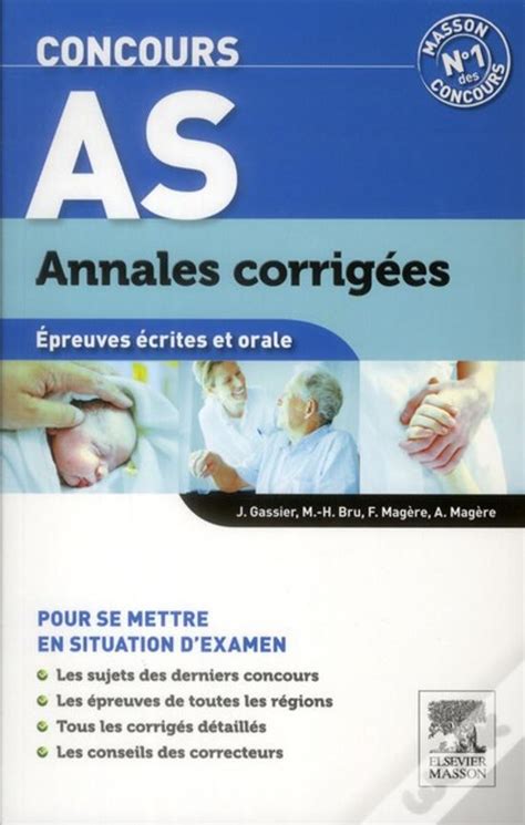 Concours As Annales Corrigees Epreuves Ecrites Et Orale De Bru M H E