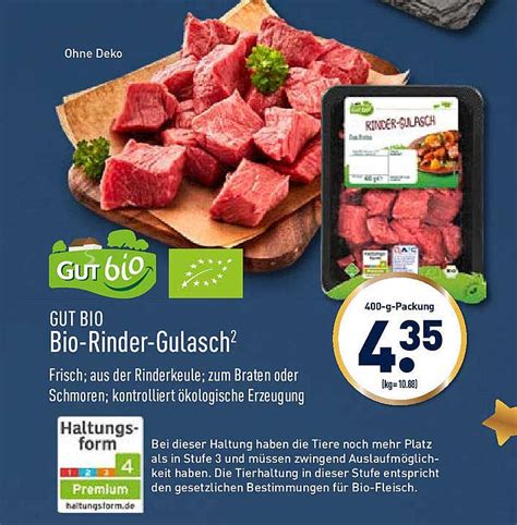 Gut Bio Bio Rinder Gulasch Angebot Bei ALDI Nord