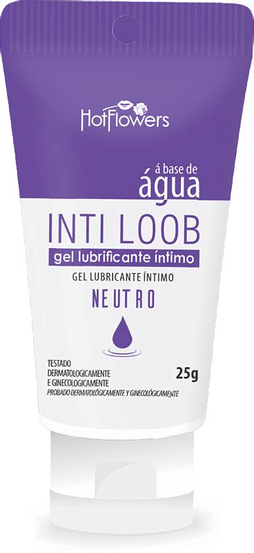 LUBRIFICANTE INTI LOOB GEL NEUTRO 25g HOT FLOWERS Distribuidora Hot Flowers