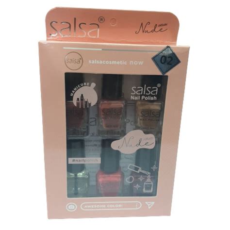 Jual Kutek Salsa Nude Nail Polish Nude Isi Pcs Shopee Indonesia