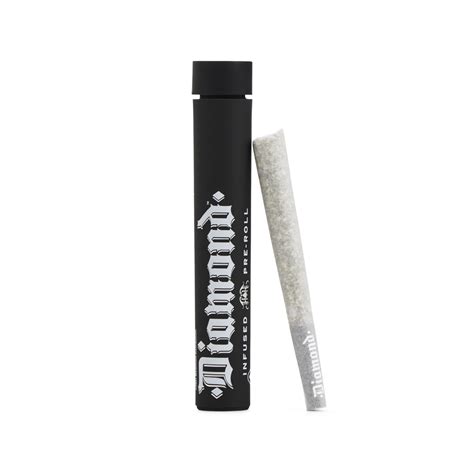 Black Haze Sativa Diamond Thca Infused Pre Roll 1g Joint Heavy