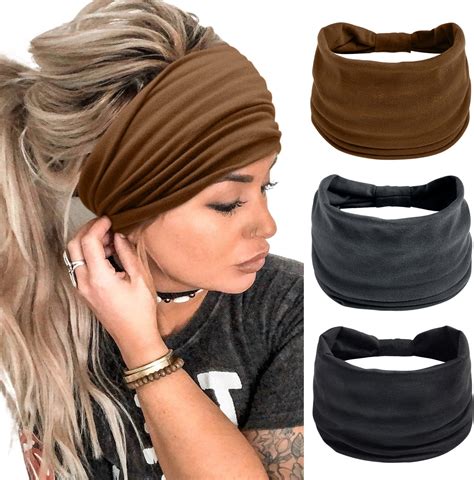 Amazon Jesries 10 Pack Women Headbands African Wide Hair Wrap