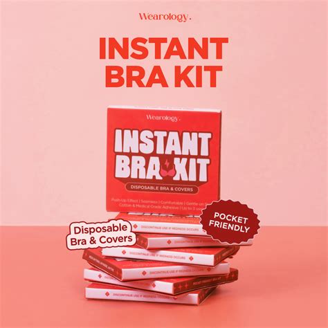 Jual Wearology Instant Bra Kit Bra Tape Boob Tape Body Tape Nipple Covers Penutup
