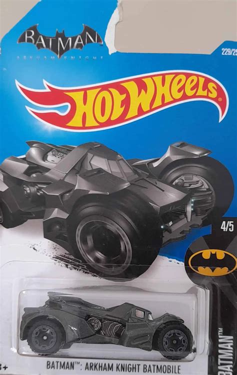 Embalagem Danificada Hot Wheels Batman Batman Arkham Knight Batmobile Universo Hot Wheels