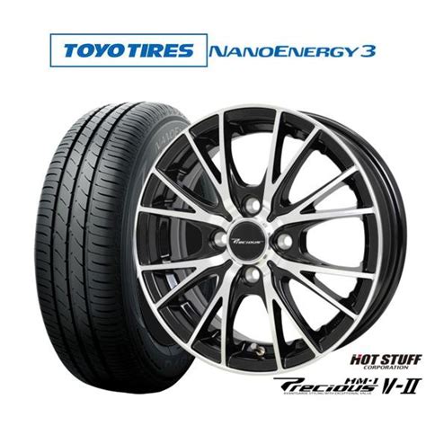 HOT STUFFホットスタッフ サマータイヤ ホイール4本セット プレシャス HM 1 V II トーヨータイヤ NANOENERGY