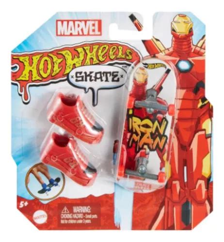 Skate De Dedo Hot Wheels Homem De Ferro Skate E Tênis MercadoLivre