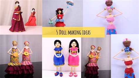 Easy Doll Making Compilation Diy Doll Making Ideas Amazing Doll