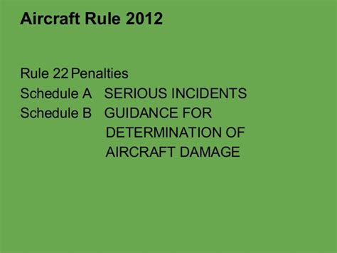 Aircraft Rules 2012