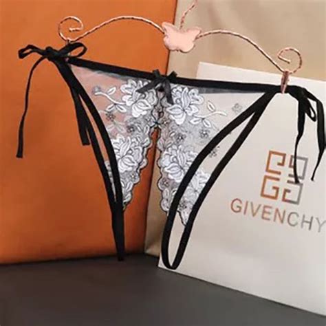 Jual Celana Dalam Wnita Open Crotch Low Waist Sexy G String Renda Bunga Hot Sexy Lingerie Ukuran