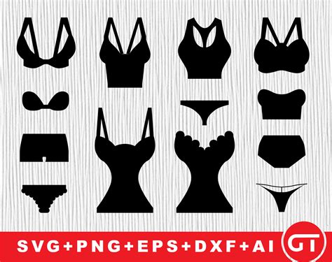 Bikini Svg Swimsuit Svg Swimming Costume Svg Beach Wear Etsy