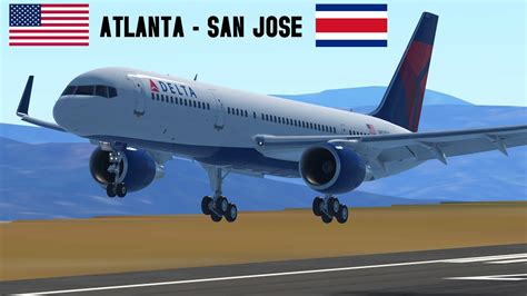 Atlanta A San Jose Delta Airlines B757 200 Infinite Flight