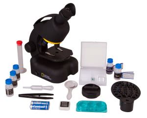Bresser National Geographic 40–640x Microscope with smartphone adapter ...