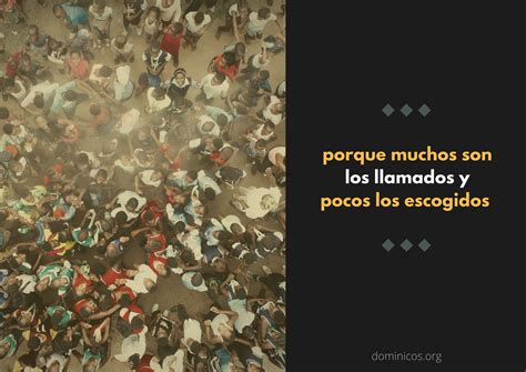 Muchos Son Los Llamados Pocos Los Escogidos