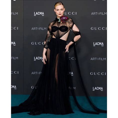 Elle Fanning Showed Her Lingerie In A See Through Dress Photos The Fappening