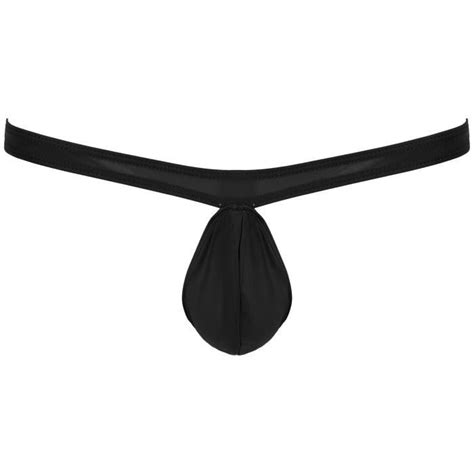 Iixpin Homme String Sexy Slip Soie Glac Bulge Pouch Respirant Sous V Tement Lastique Lingerie
