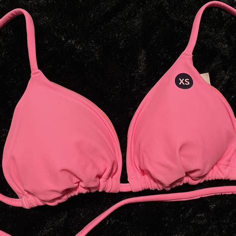 Hollister Co Women S Pink Bikini And Tankini Tops Depop