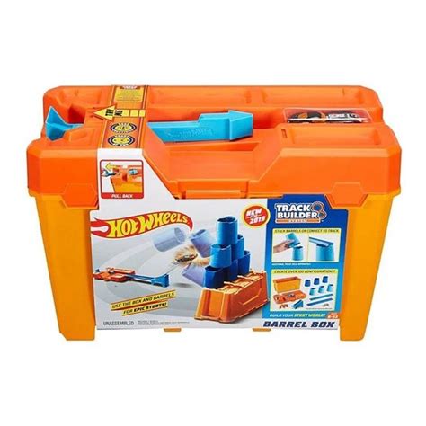 Pista Hot Wheels Track Builder Caixa De Obstáculos Mattel Submarino