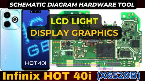 Infinix Hot I X B LCD Display Light Graphics Not Working Schematic Diagram DMR