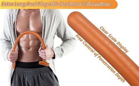 Amazon FST IN Anal Plug Extra Long Butt Plug Super Soft And Slim Dildo For Anal Deep