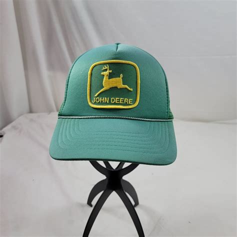 Vintage John Deere Embroidered Patch Snapback Trucke Gem