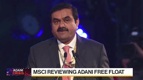 Adani Group Stocks Slide After Msci Says Reviewing Free Float Youtube