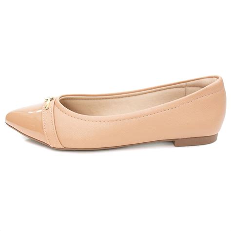 Comprar Sapatilha Modare Verniz Nude Loja de Calçados Femininos Loja Pattini