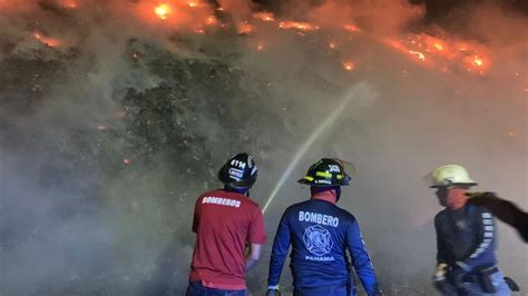 Incendio en Cerro Patacón bomberos retoman labores de extinción