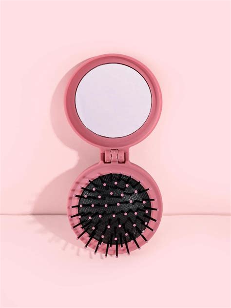 2 In 1 Hair Brush & Mirror | Hair brush, Cheap skin care products, Hair ...