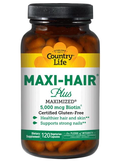 Country Life Maxi -Hair Plus 120 Tabs