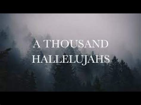 A Thousand Hallelujahs Encounter Worship Brooke Ligertwood Youtube