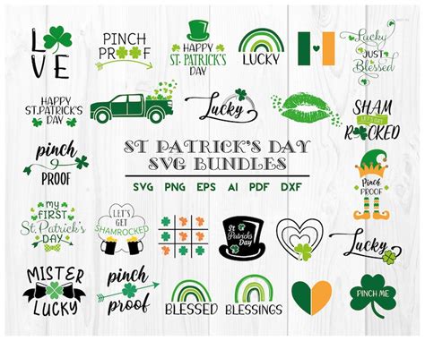 St Patricks Day Svg Bundle Shamrock Svg Irish Svg Saint Patricks Day