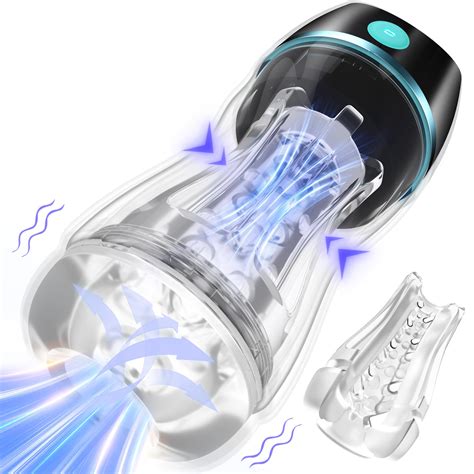 Automatic Male Masturbator Sex Toys For Men Transparent Outer Shell Penis Pump With Vacuum