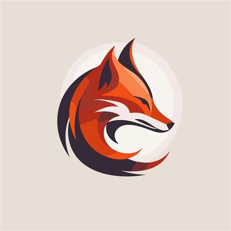 Premium Vector | Red fox vector logo