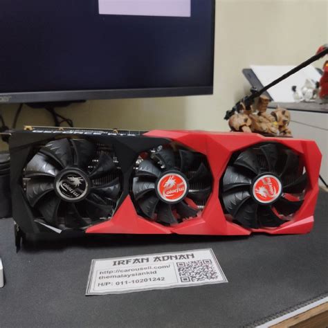 Nvidia GeForce Colorful RTX 3070 BattleAX NB-V 8GB GDDR6 GPU, Computers ...