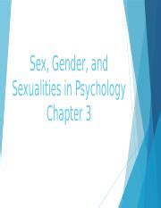 Exploring Sex Gender And Sexualities In Psychology Course Hero