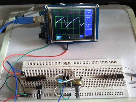 Make An Oscilloscope Using The Sainsmart Mega With The Tft Lcd