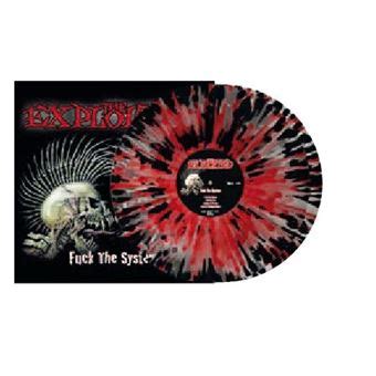Fuck The System Vinyle Rouge Et Noir Transparent The Exploited Vinyle Album Achat Prix
