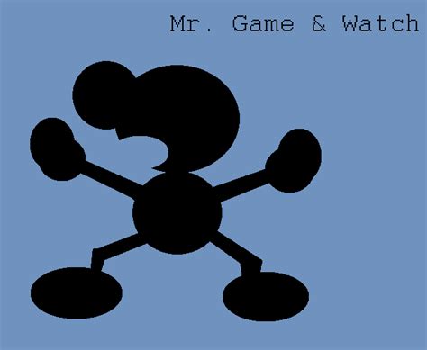 Mr. Game and Watch by pikaCOOL360 on DeviantArt