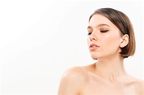 Free Photo Beauty Portrait Of A Half Naked Woman