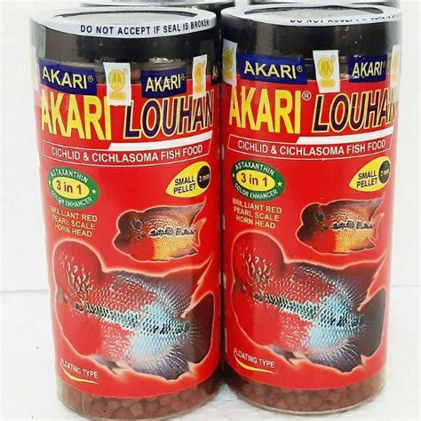 Jual Akari Louhan In Pelet Makanan Pakan Pelet Ikan Louhan Lohan