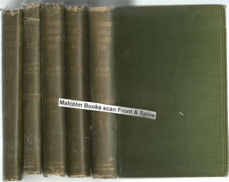 Manchester Streets and Manchester Men 5 volume Set: Good Hardcover