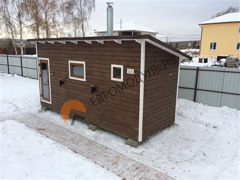 Готовые бани «под ключ» с доставкой от производителя "Евромодуль"