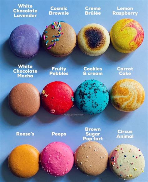 top macaron flavors  satisfy  sweet tooth artofit