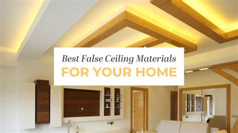 Types Of False Ceiling Materials And Its Application